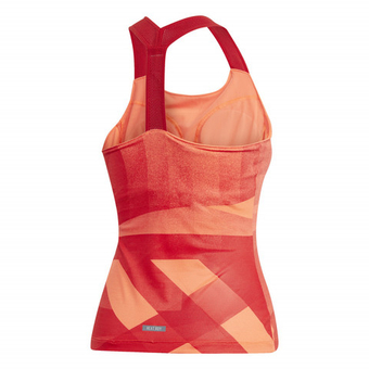 Женский топ теннисный Adidas W Y-Tank Olympic HEAT.RDY - красный