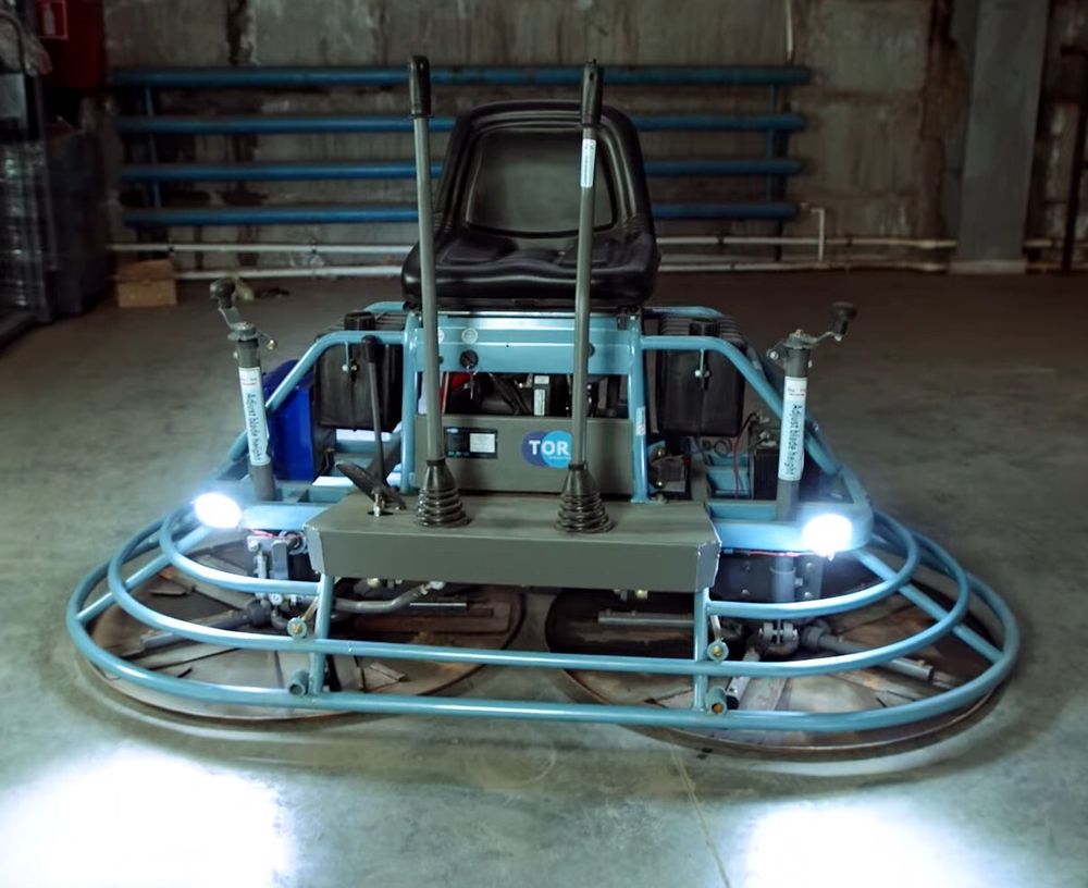 TOR ZDMR 1000 - двухроторная затирочная машина по бетону - [2x980 мм / Lifan 2V78F]