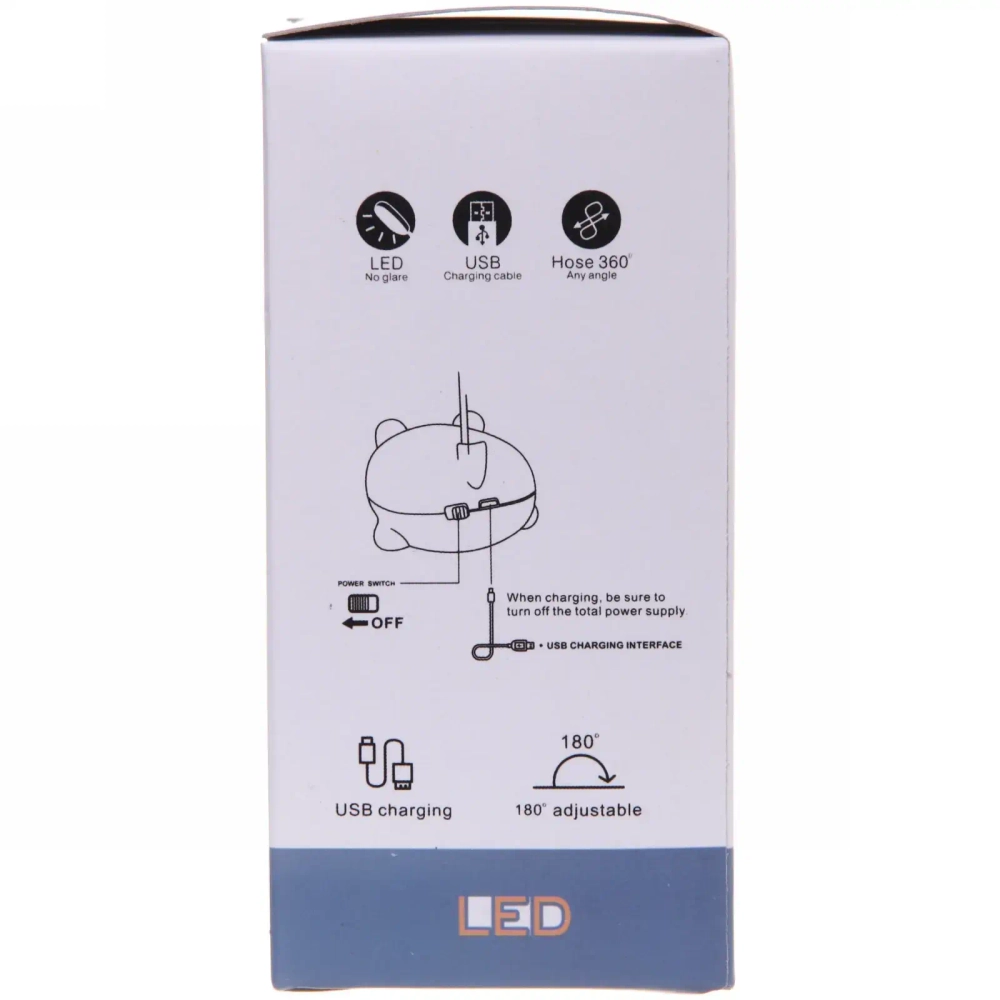 Светильник настольный «Marmalade-Олененок» LED 28,5*9,2*6,8см USB 5v 3w, Белый