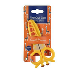 Ножницы детские 12,7 см. "Firstcut zoo" пластик. лезвия и ручки, 2 вида (Bruno Visconti)