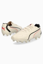 Бутсы Puma King 20 Match FG/AG Junior - белый