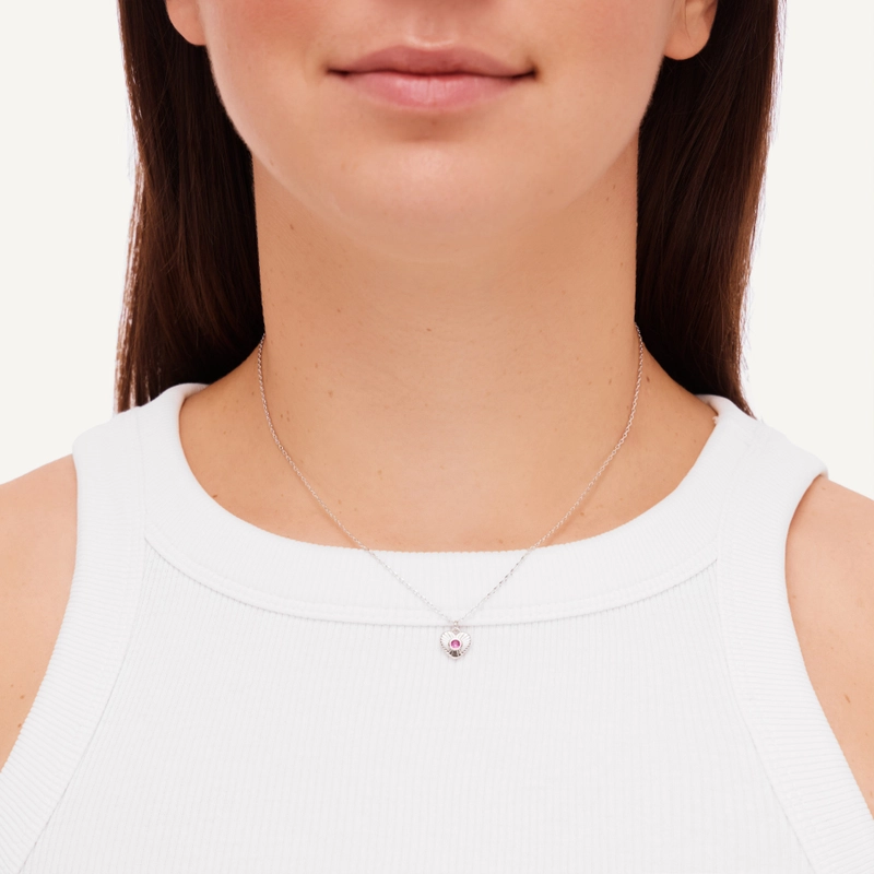 Колье Глубоко в Сердце – Серебро