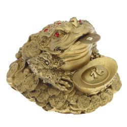 GAEM Фигурка декоративная "Лягушка денежная", L10,5 W9 H7,5 см