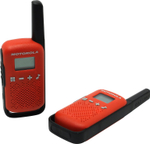 Рация (2 рации) Motorola TALKABOUT T42 Red, 4 км, 8 каналов, LCD, 3xAAA)