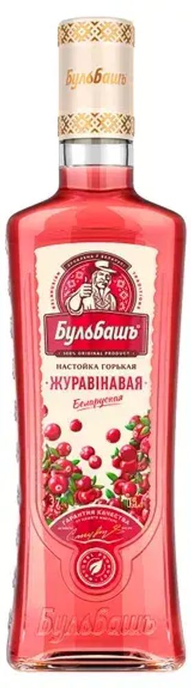 Настойка горькая Бульбашъ Журавинавая Беларуская 0,5 37% (Завод Бульбашъ) Беларусь