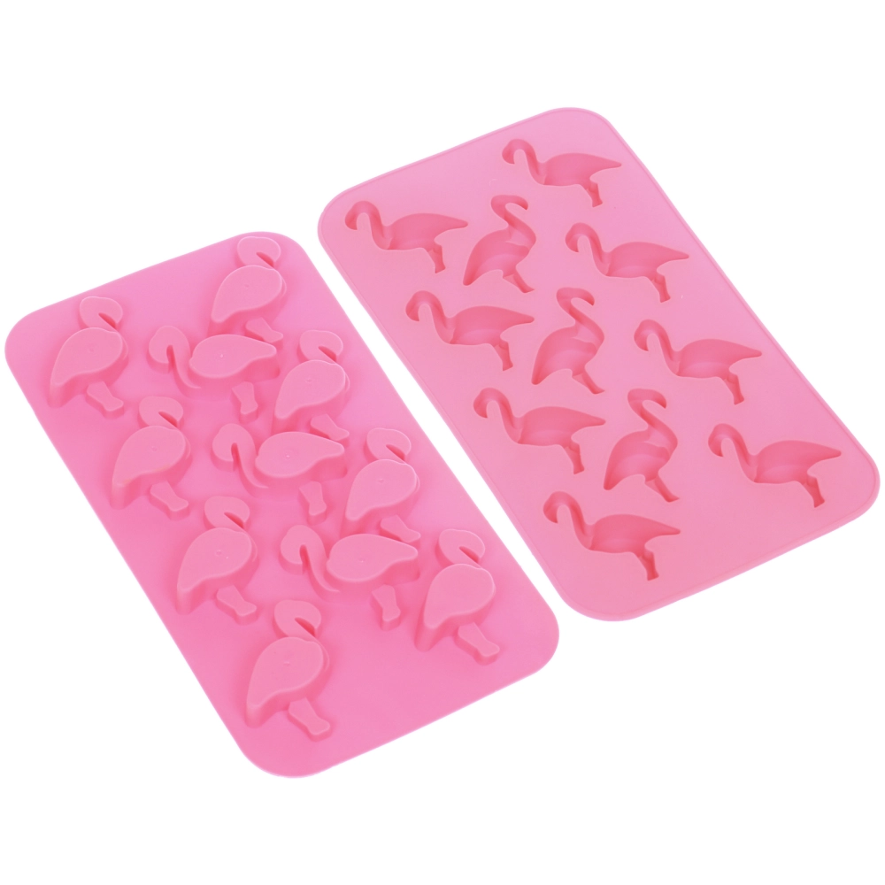Форма для льда силиконовая «Фламинго» 19,5*10см, цвета микс