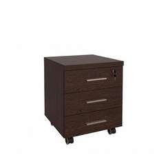 Тумба 3 ящика с замком Цезарь 21.05 Венге 450х470х540