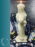 Свеча "Санта Муэрте в белом одеянии"