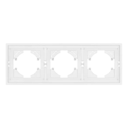 Рамка пластиковая FRM-TENDO-PL-3-WH (Arlight, -) 053843