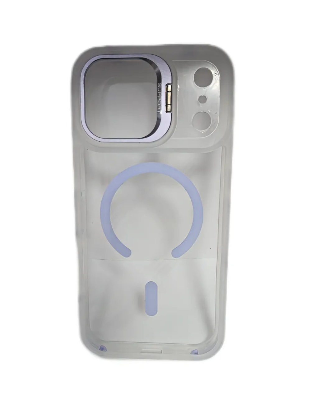 Прозрачный чехол Crystal Stand Case для iPhone 17 Pro Max