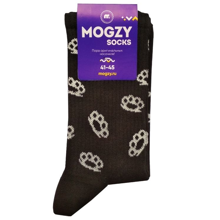 Носки MOGZY Кастеты, черный