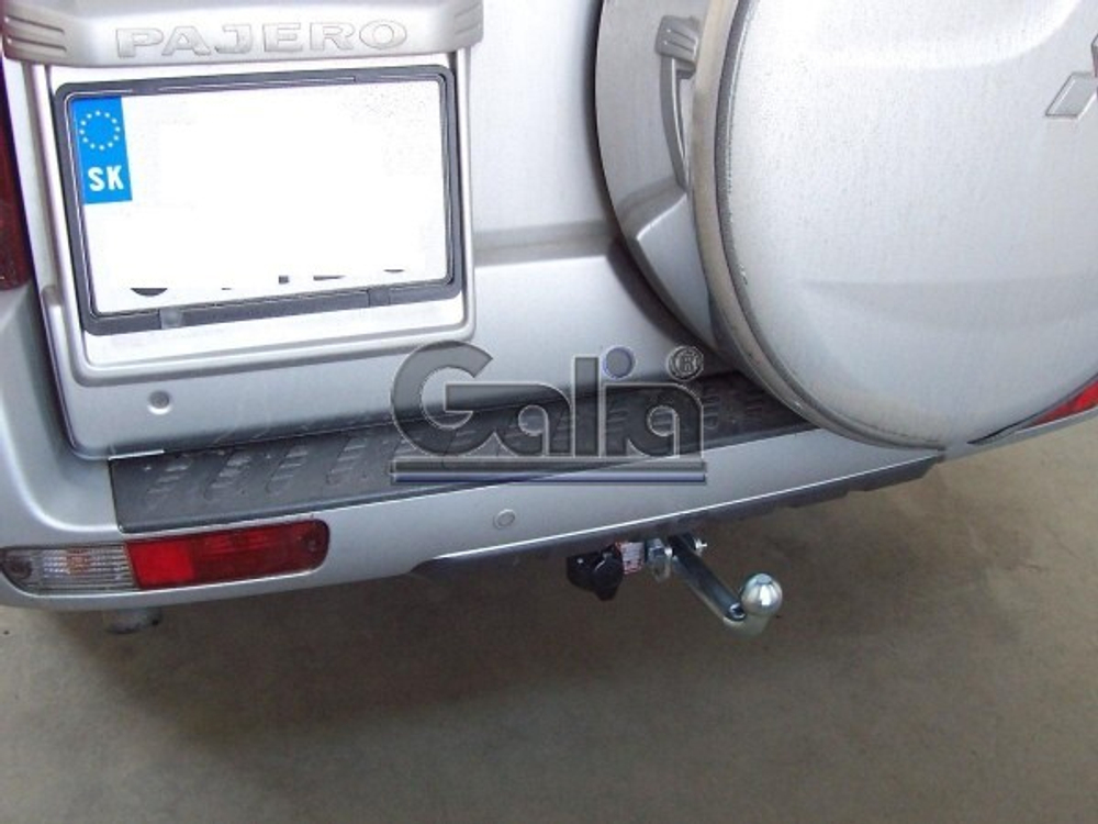 Фаркоп оцинкованный Galia M082A для Mitsubishi Pajero IV 2007-, Pajero III 2000-2007(паспорт и сертификат в комплекте)(без электрики)
