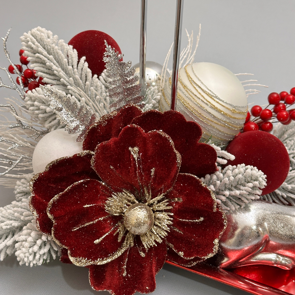 «Рождественская сказка» - новогодняя композиция со свечами