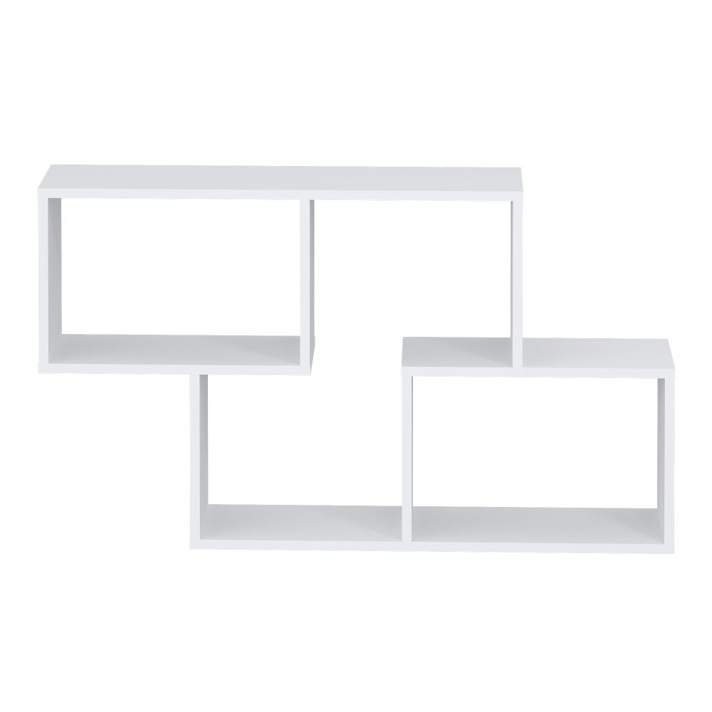 Полка навесная 2 Париж (Белый/тиснение древесные поры), г. Уфа