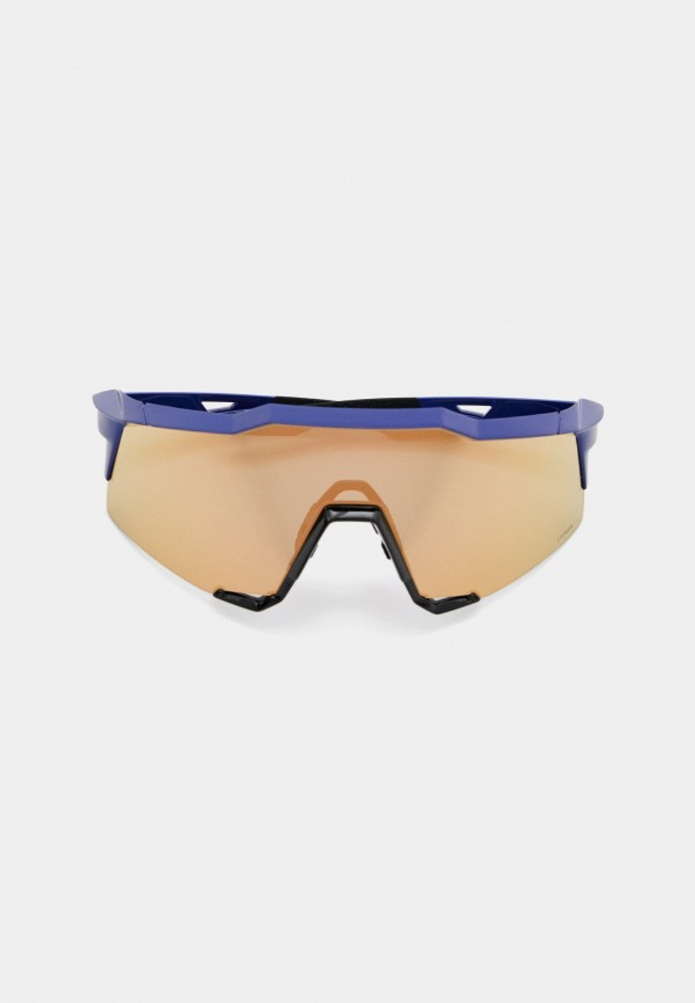 Спортивные очки с диоптриями 100% Speedcraft / Gloss Cobalt Blue / HiPER Copper Mirror Lens