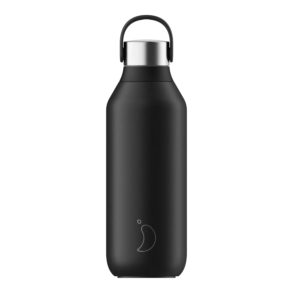 Chilly's Bottles - Термобутылка Series 2 500мл Черный / артикул   B500S2ABLK  / GTIN 5056243503117