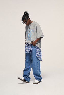 Футболка STUFF "North Carolina" Светло-серый