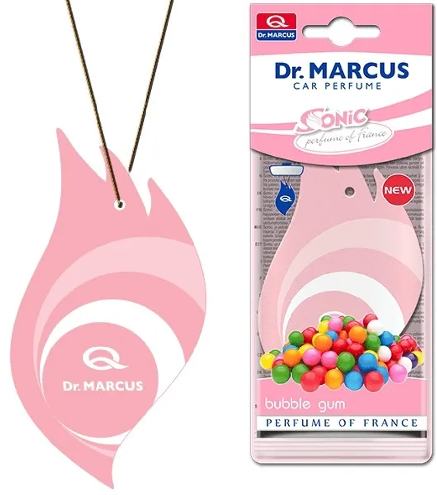 АРОМАТИЗАТОР С ПОДВЕСКОЙ &quot;DR.MARCUS&quot; SONIC BUBBLE GUM