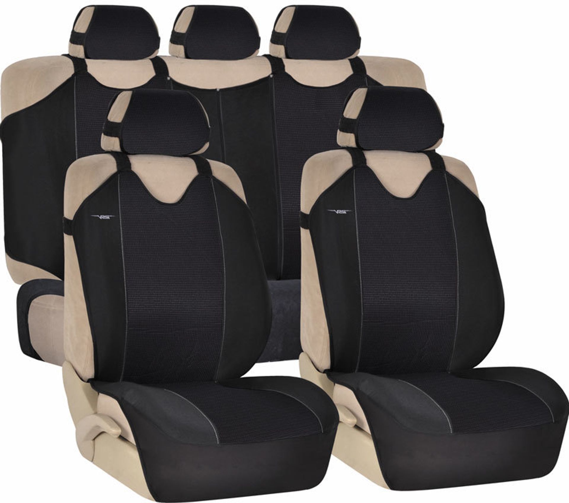 Авточехлы из экокожи. Psv 124028. Передние/задние, цвет черный, полиэстер. Чехлы на ваз 2106 экокожа. Чехлы калина 1 универсал.