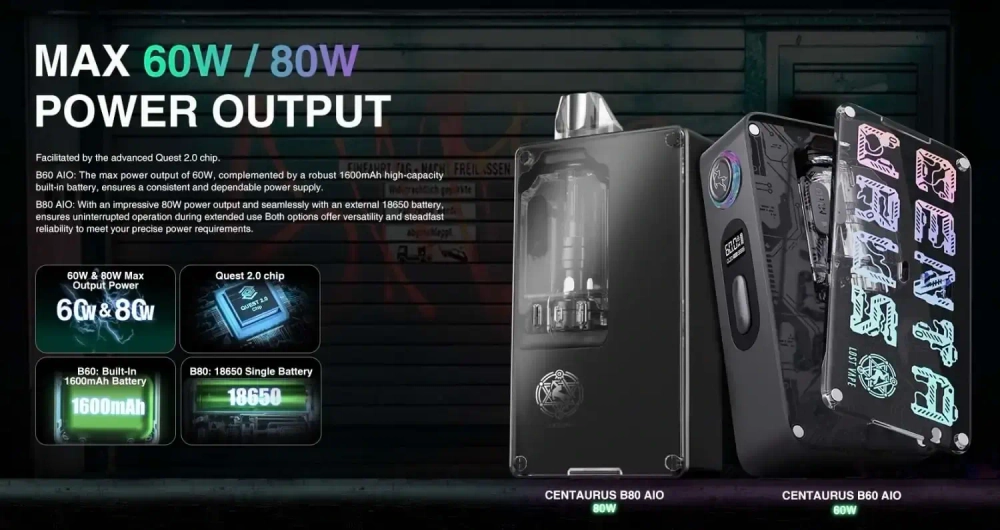 Lost Vape Centaurus B60 AIO Pod Kit