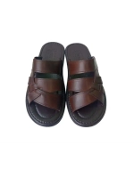 Шлепанцы из натуральной кожи