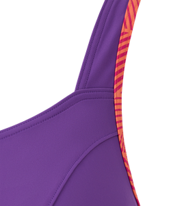 Купальник для плавания Line Purple, нейлон