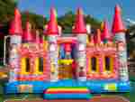 Коммерческий надувной батут «Замок развлечений», 14*6*8 м
