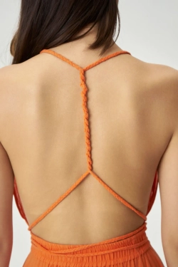 Платье-трансформер Миконос оранжевое