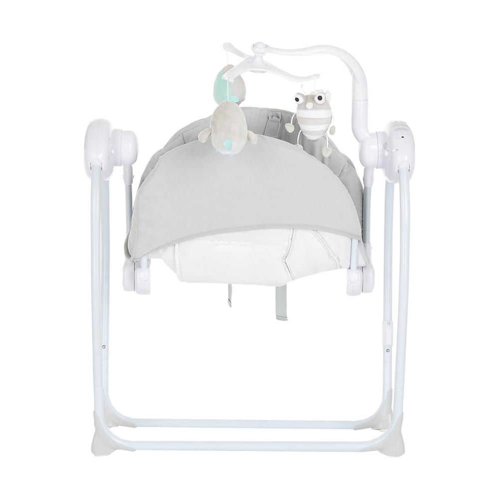 PITUSO электрокачели Marbella Grey/Серый Точки пульт, MP3,моск.сеть,адаптер,71*66*77см