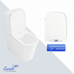 Унитаз напольный Ceruttispa АРНО (ARNO) CT7838 безободковый (620х345х800)