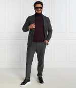 Хлопковый гольф musso-p BOSS BLACK - бордовый(50468262)