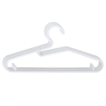 Комплект вешалок для детской одежды размер 34 см (белый)