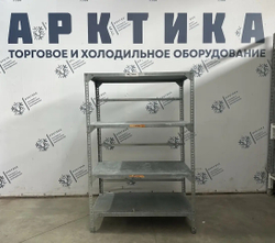 Стеллаж складской оцинкованный 114х60х180 (разборный)