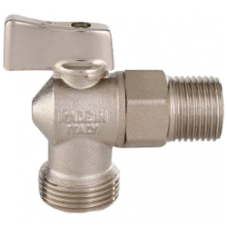 Кран шаровой угловой для стиральных машин, 1/2х3/4, Itap 392