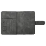 Обложка на паспорт, Brauberg, магнит, 9 карманов, серо-голубая