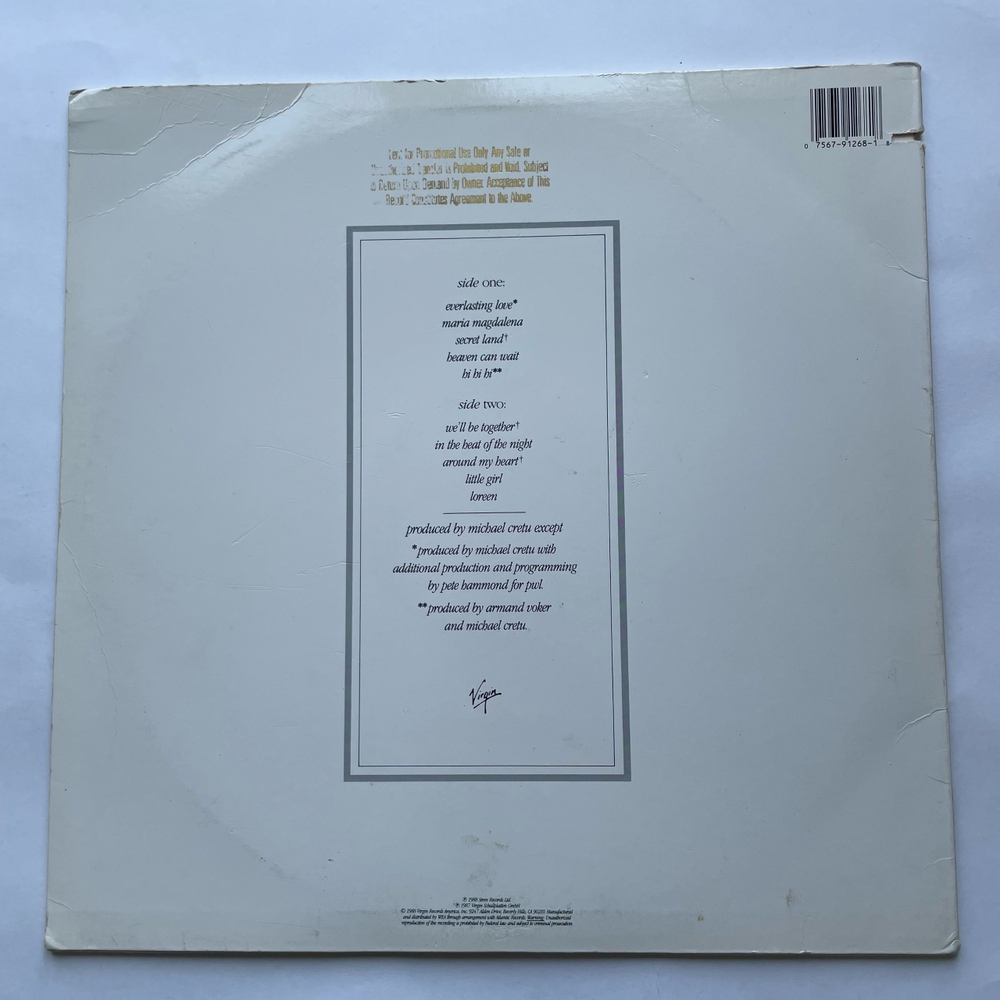 Винтажная виниловая пластинка LP Sandra Everlasting Love (США 1989) Maria Magdalena