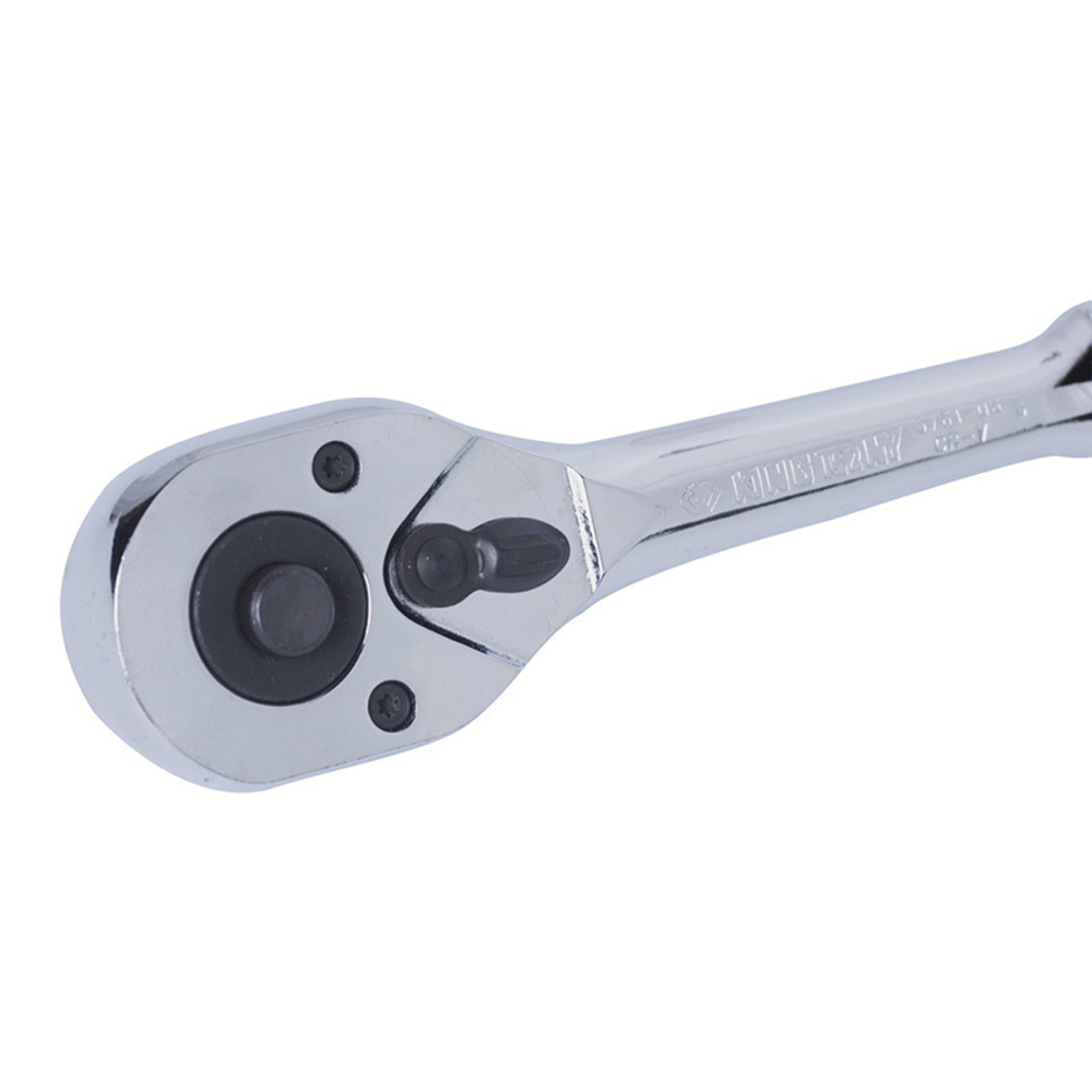 KING TONY (3761-08F) Трещотка 3/8", 200 мм, 32 зубца, флажковая с кнопкой