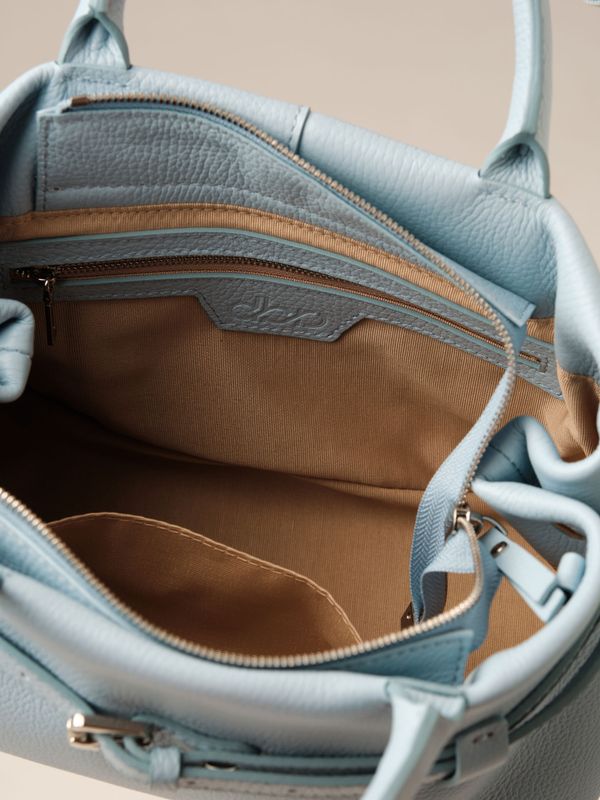 Кожаная сумка DBR Muse 31399 светло-голубой