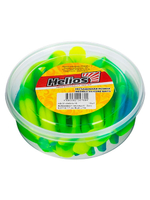 Виброхвост несъедобный Helios Guru 5,0"/12,7 см White RT 15шт. (HS-31/1-003-N-15)