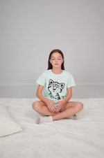 Хлопковая пижама для девочки Happyfox
