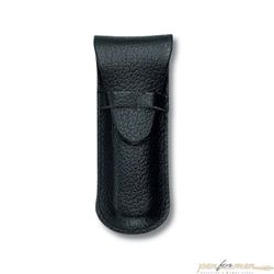 Чехол VICTORINOX для ножей-брелоков 58 мм толщиной 2-3 уровня, кожаный, чёрный