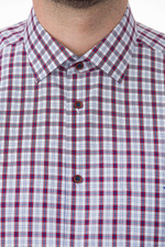 Сорочка мужская VESTER короткий рукав, приталенный силуэт 72314 51