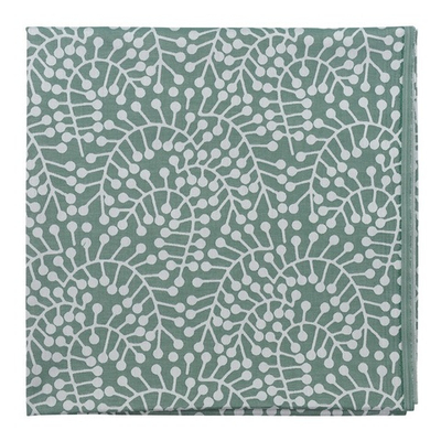 Скатерть из хлопка зеленого цвета с рисунком Спелая смородина, scandinavian touch, 180х180см