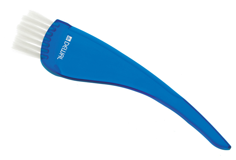 Кисть для окрашивания DEWAL c белой щетиной узкая