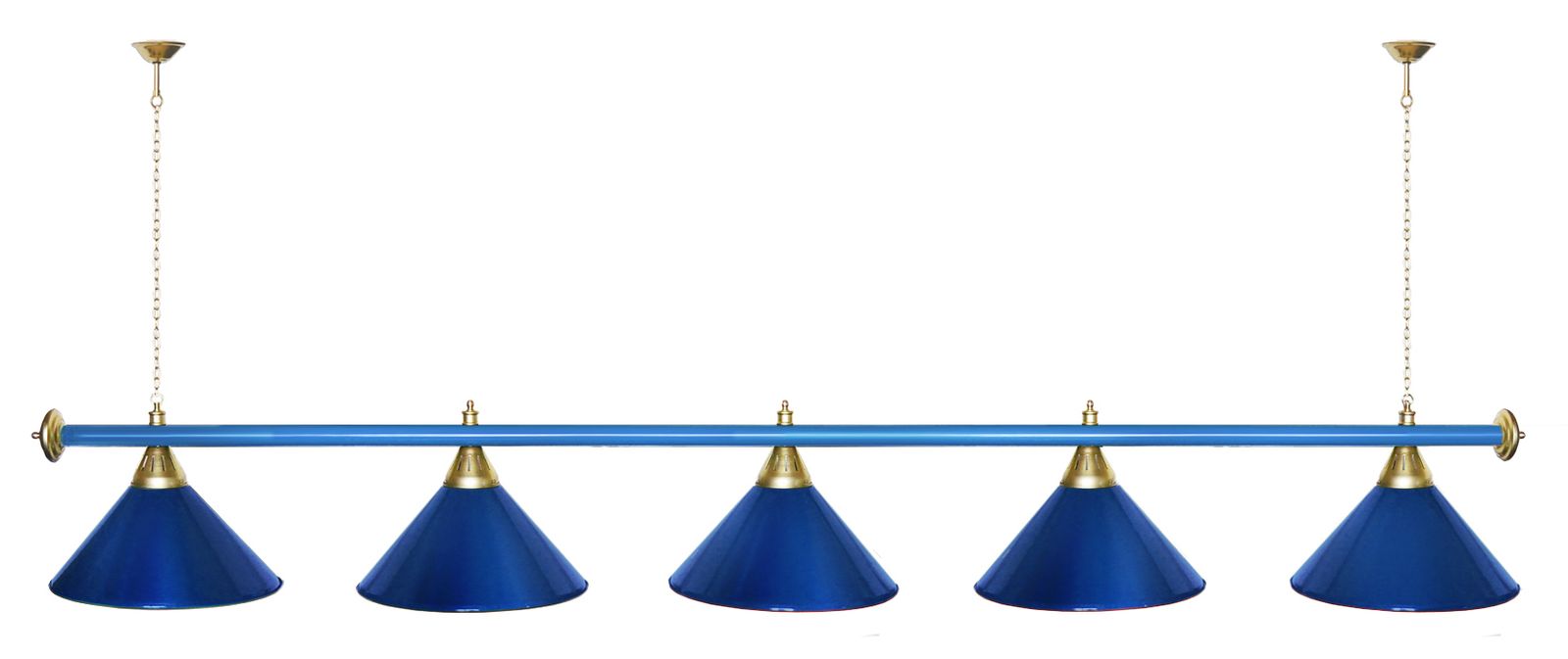 Лампа STARTBILLIARDS 5 пл. (плафоны золотые,штанга золотая,фурнитура золото) фото №77