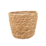 Кашпо плетеное "Сафари", 2,5л внешний размер Д195 Ш195 В160, натуральный