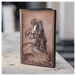 Обложка для паспорта «Городские мотивы» серая