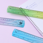 Линейка DELI "Flexible" 30 см, гибкая, ассорти