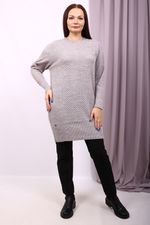 Туника женская 1238 Коричневый меланж 127 Olsarri (Акция)