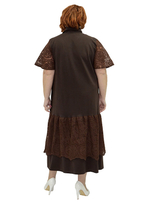 Платье с кружевом Брауни